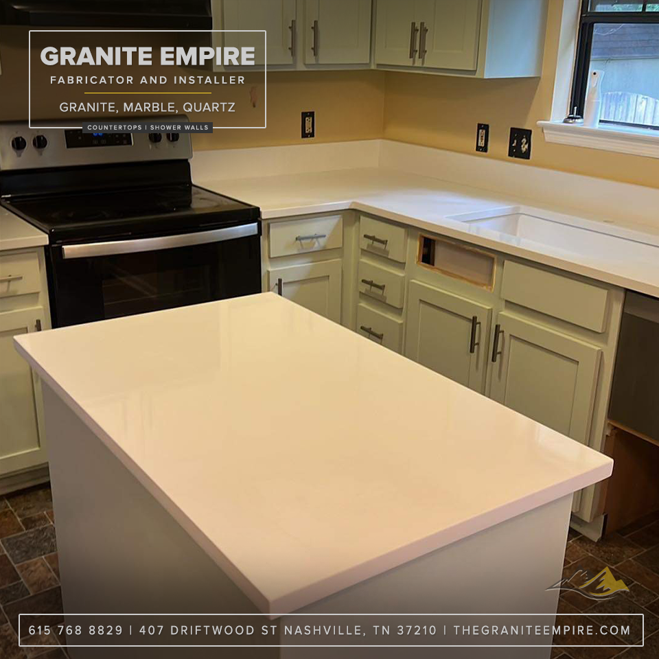 White Countertops Revolution by Granite Empire!