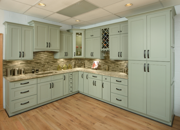 Cabinets Sage Green Shaker