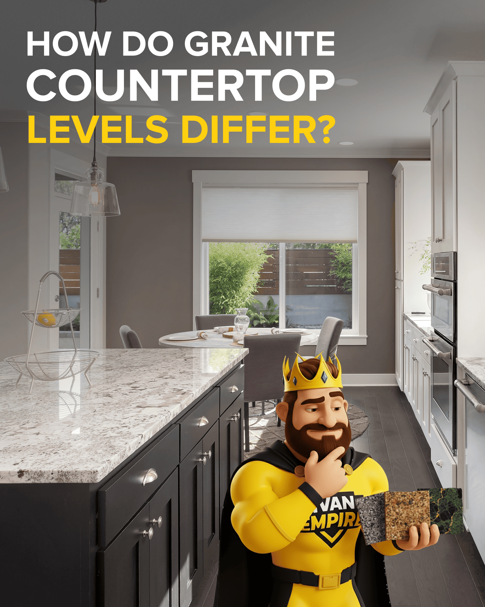 How Granite Countertop Levels Affect Price and Performance in Granite Countertop Stores in Shelbyville, TN