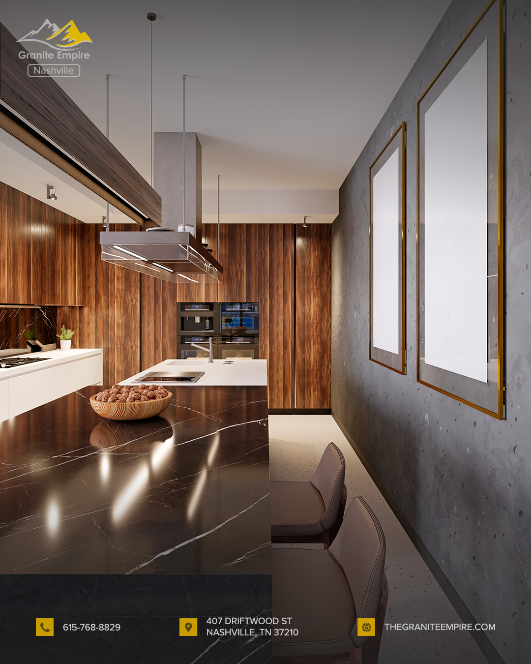 Dark Stone for a Kitchen: Bold Design That Stands the Test of Time