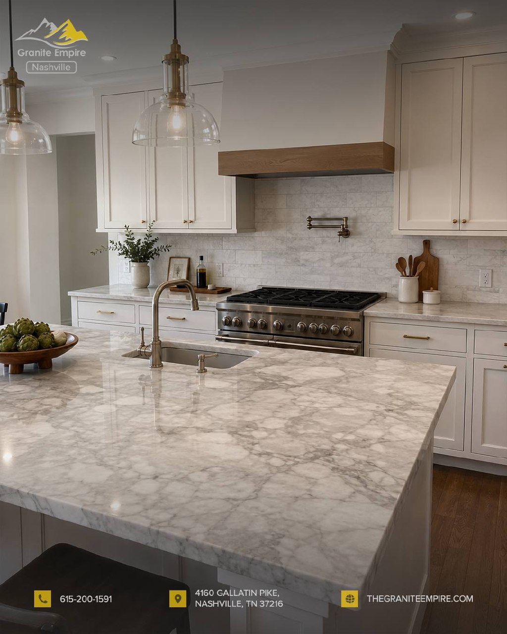 From Carrara to Calacatta: How to Choose the Right Marble for Your Kitchen