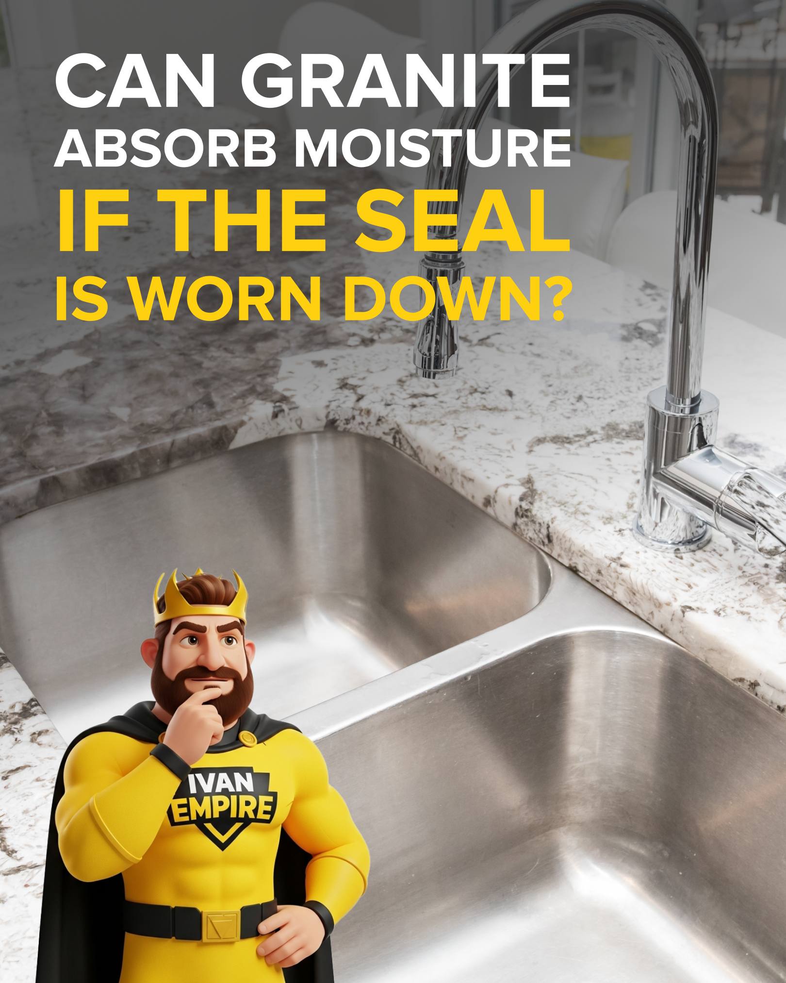 Can Granite Absorb Water When the Sealer Wears Off?